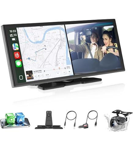 Amazon.com: 11.26 Inch HD Touchscreen Car Display, Wireless
